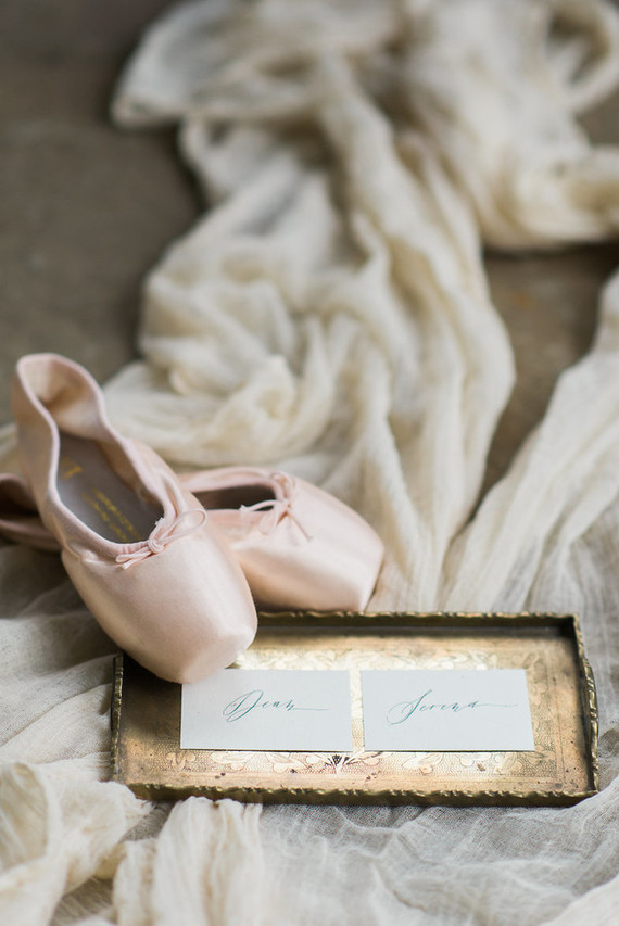 ballet inspired wedding details