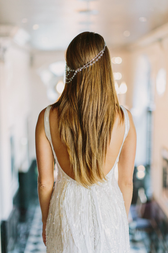long bridal hair