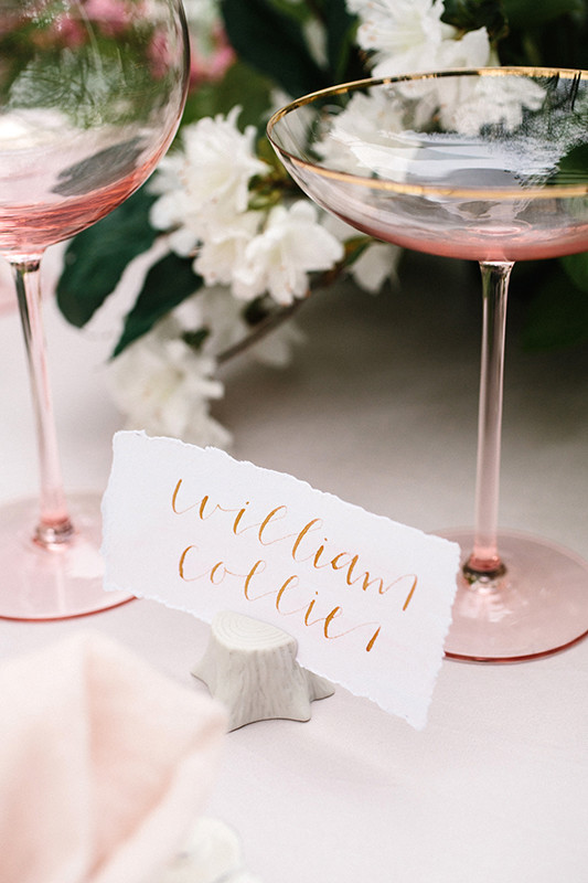 Modern fairytale wedding inspiration