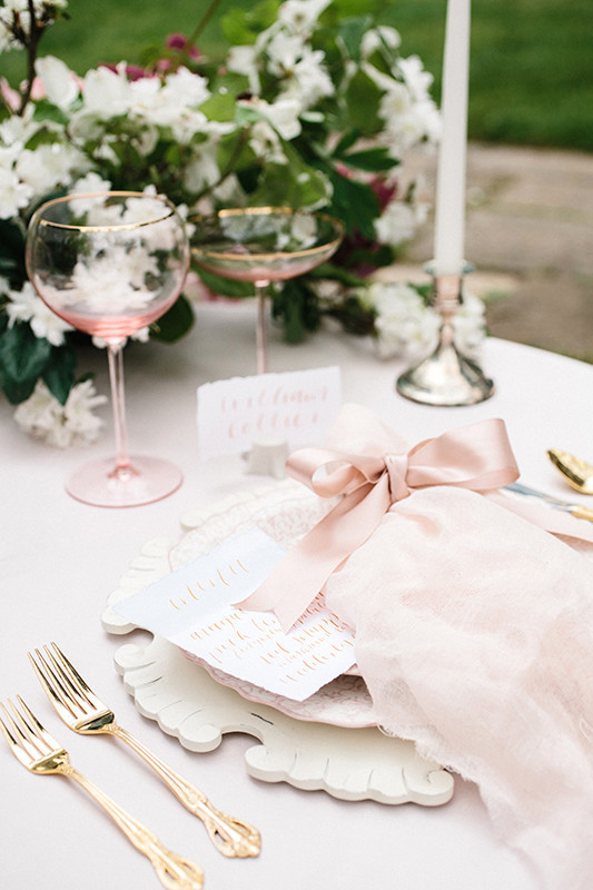 Modern fairytale wedding inspiration