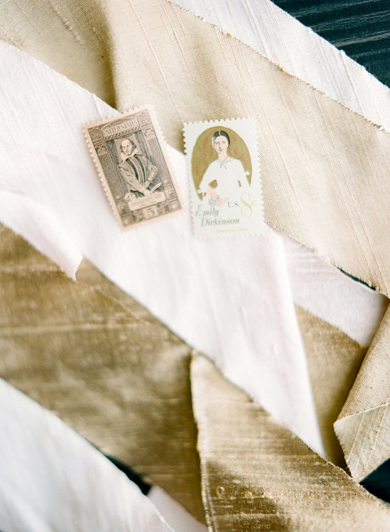 cream wedding details