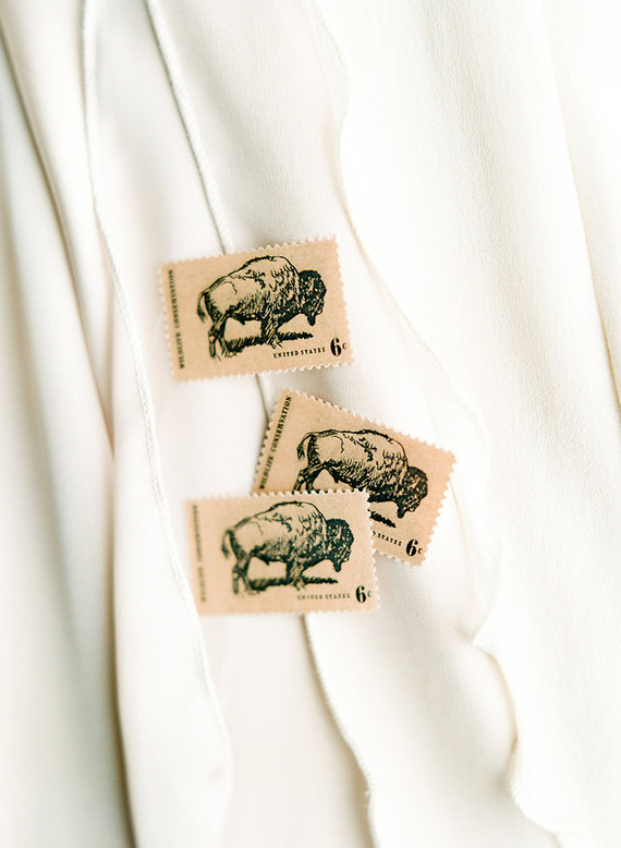 vintage buffalo stamps