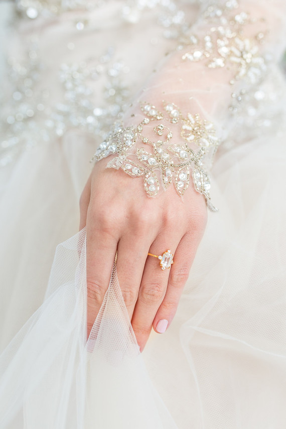 vintage style emerald cut engagement ring