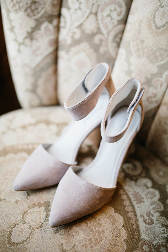 pink suede wedding shoes
