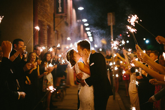 sparkler send off Inspiration