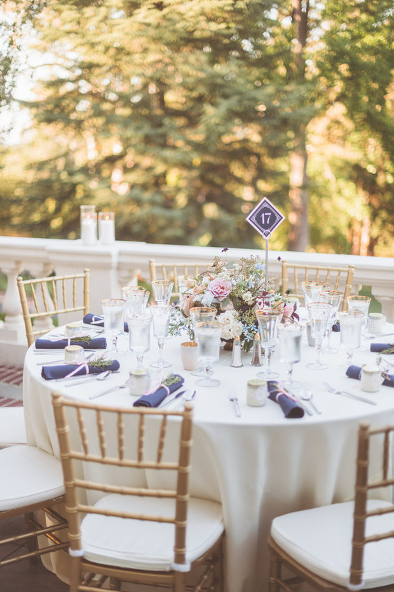 Modern pink and blue wedding ideas