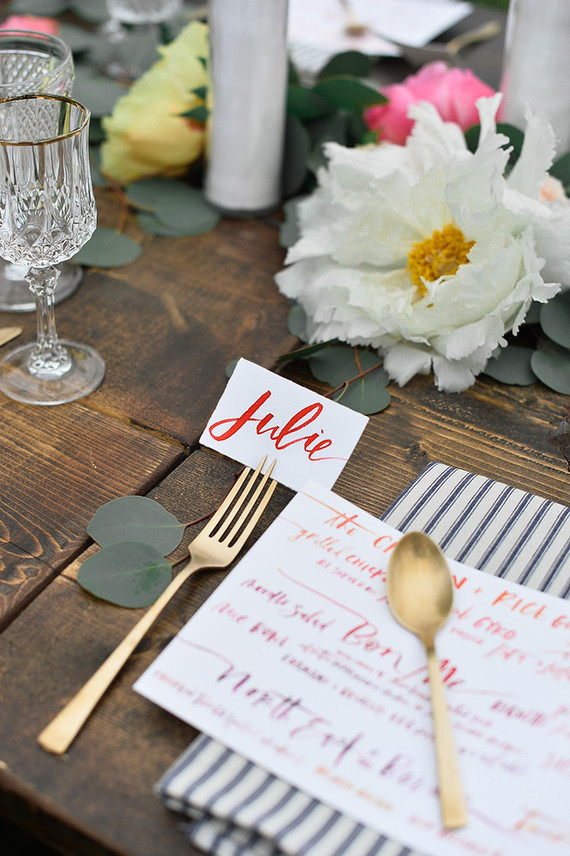 East Coast summer foodie wedding