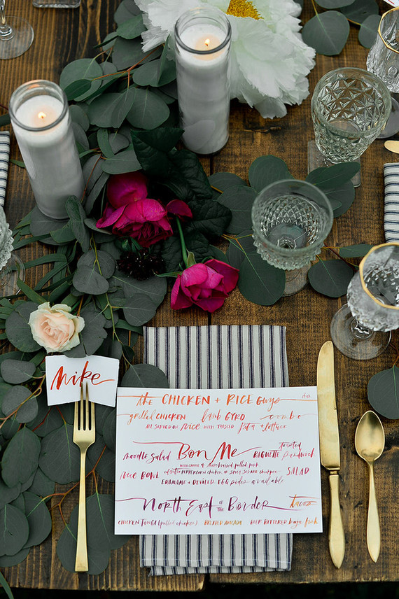 East Coast summer foodie wedding