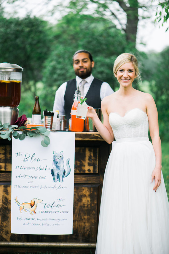 East Coast summer foodie wedding
