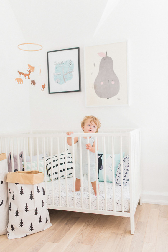 modern pastel shared kids room