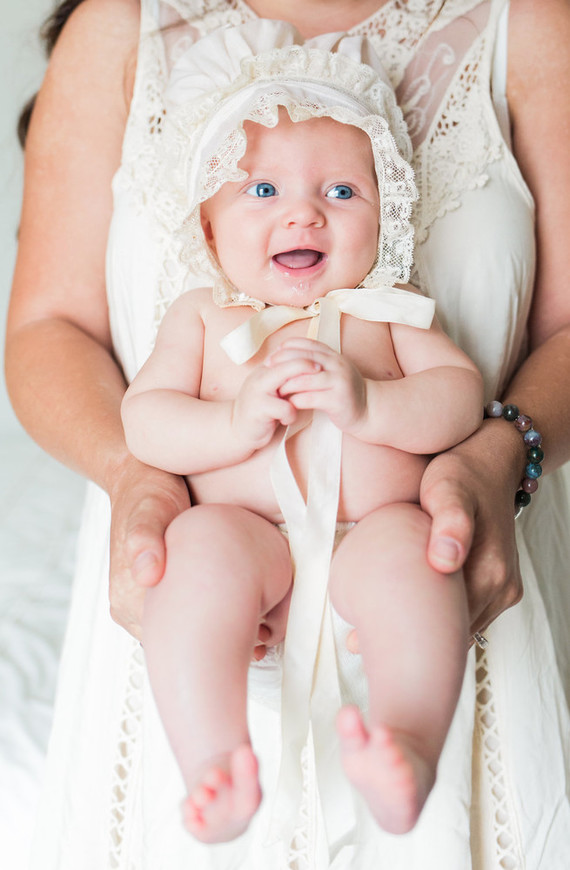 vintage bonnet baby photos