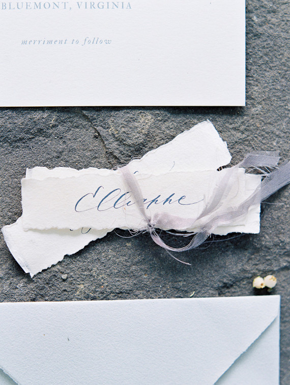 calligraphy place cards