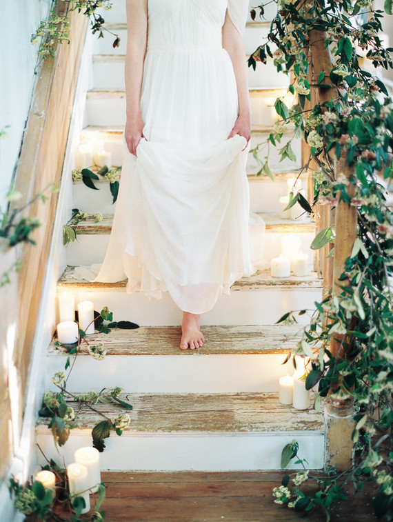 romantic indoor wedding ceremony Inspiration