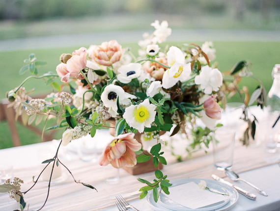 wild romantic spring centerpiece Inspiration