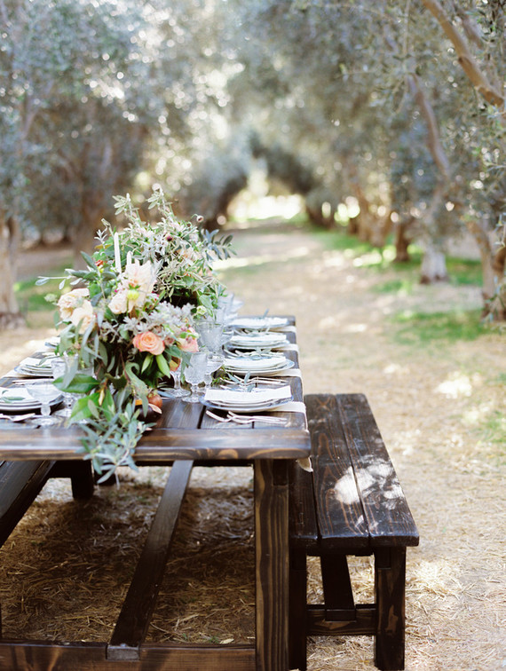 Olive grove wedding inspiration