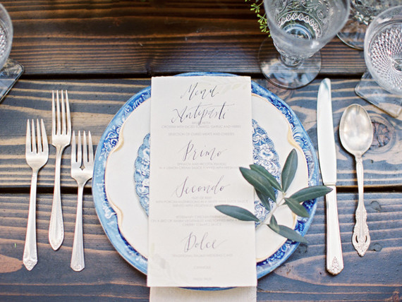 rustic elegant place setting