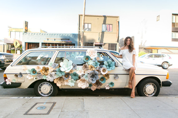 Paper flower decor Inspiration