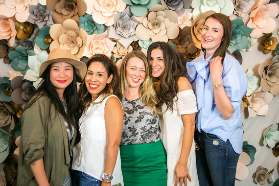 Paper flower backdrop