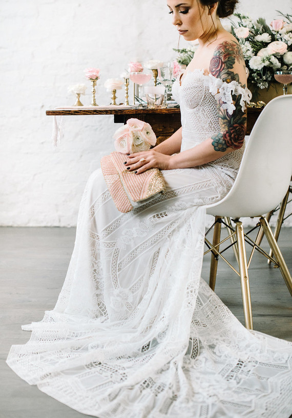 indie feminine wedding inspiration Inspiration