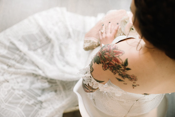 indie feminine wedding inspiration