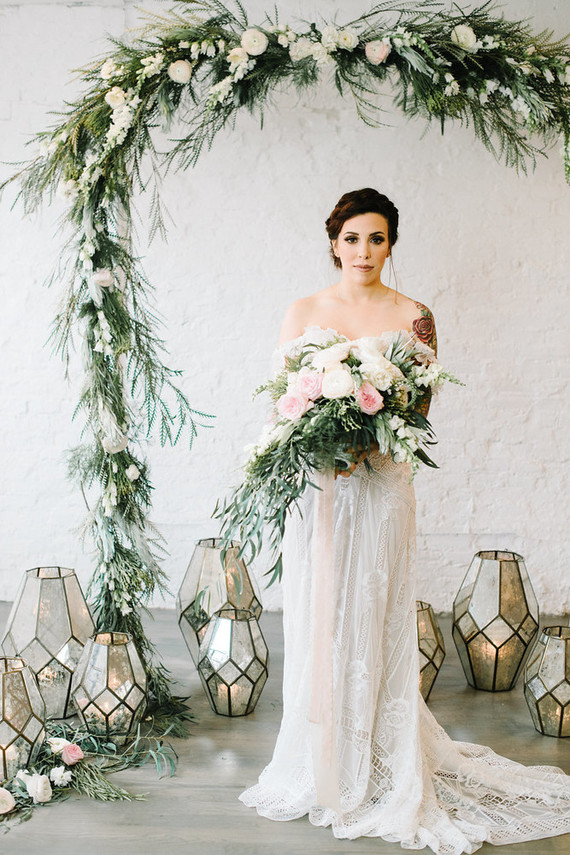 indie feminine wedding inspiration