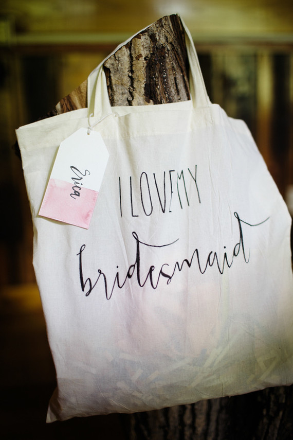 DIY bridesmaid tote