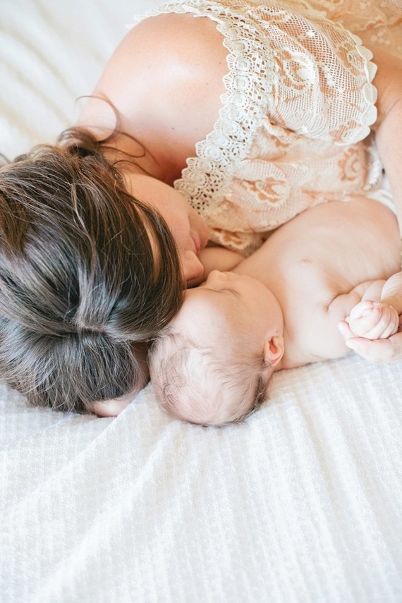 mama and baby portrait