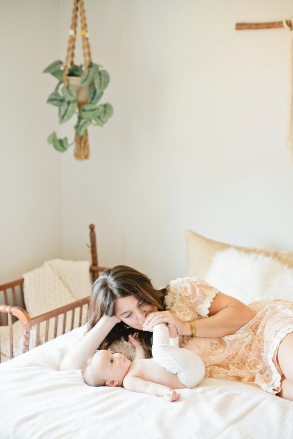 mama and baby portrait