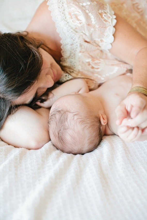 mama and baby portrait