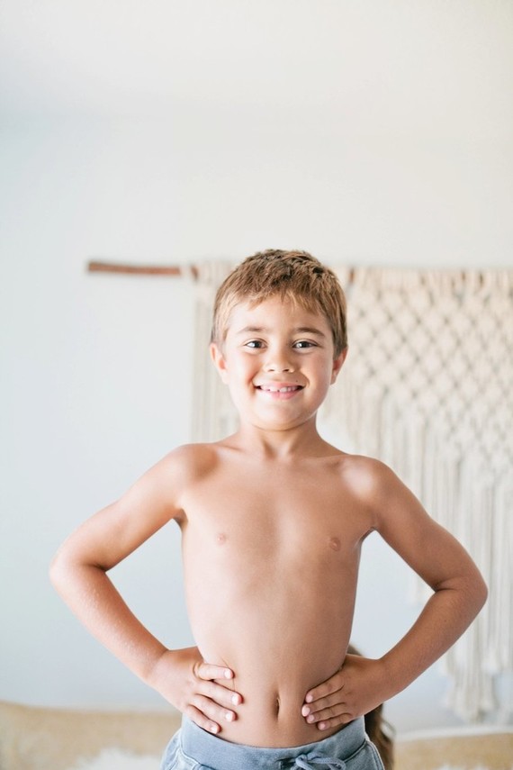 mama and four kids lifestyle session