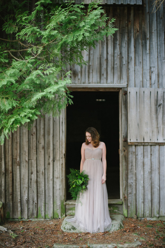 Rustic woodsy engagement photos