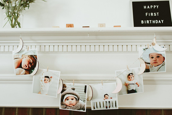 moon and stars 1st birthday party