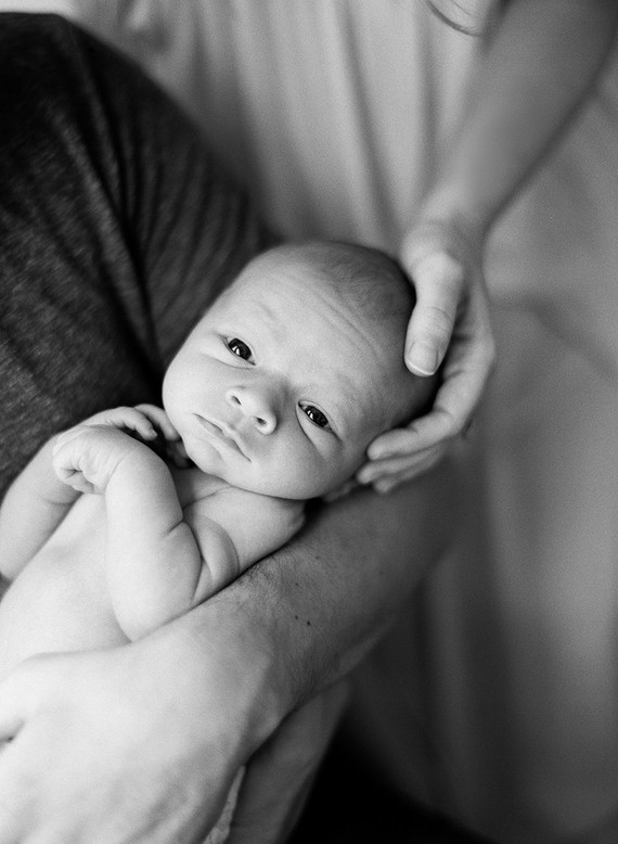Modern newborn photos by Lacie Hansen