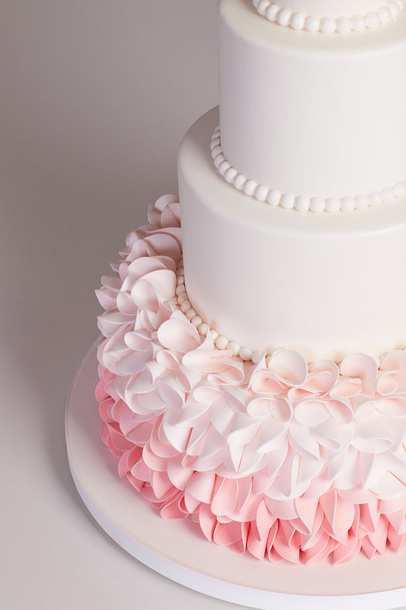 Modern wedding cake