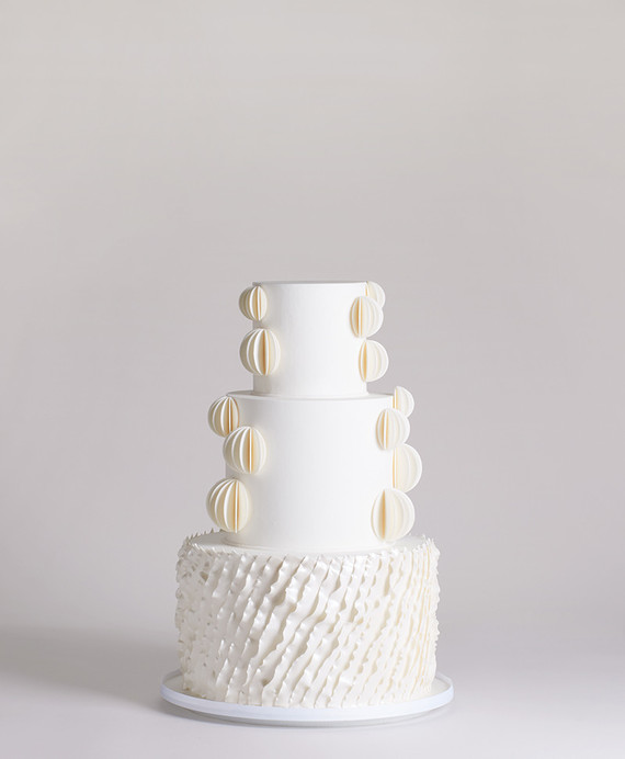 Modern wedding cake