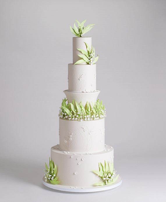 Modern wedding cake