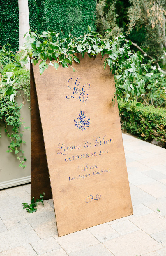 Wedding signage