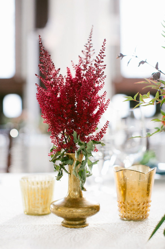 Fall wedding tablescape