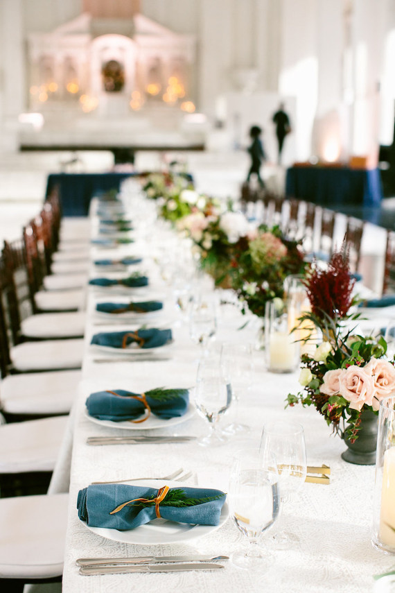 Fall wedding tablescape