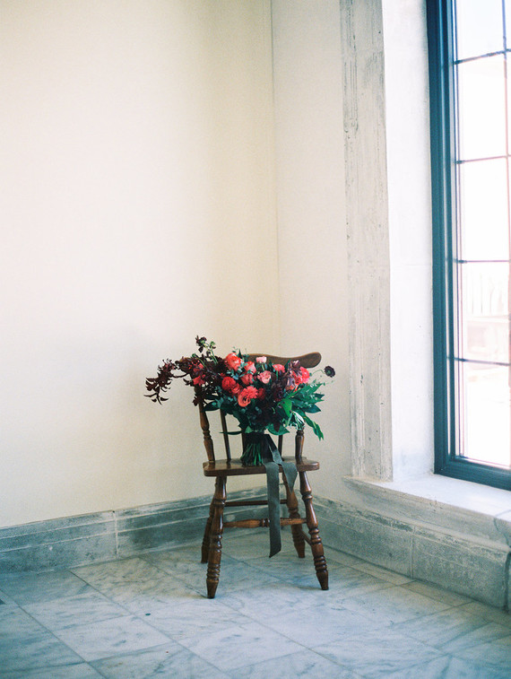 Red bridal bouquet Inspiration