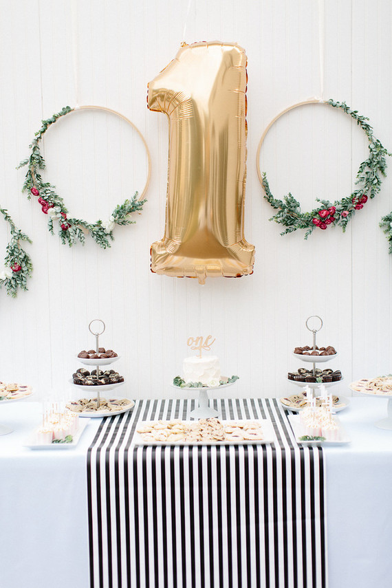 floral 1st birthday party ideas