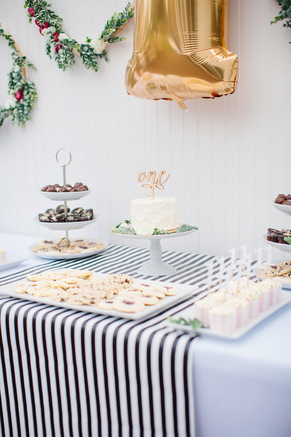 floral 1st birthday party ideas