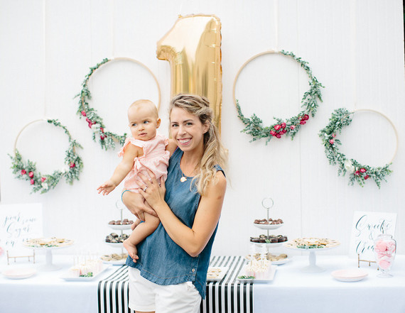 floral 1st birthday party ideas