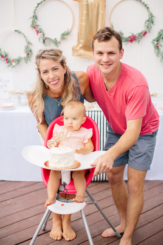 floral 1st birthday party ideas