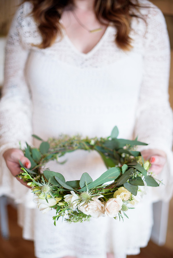 flower crown for baby shower