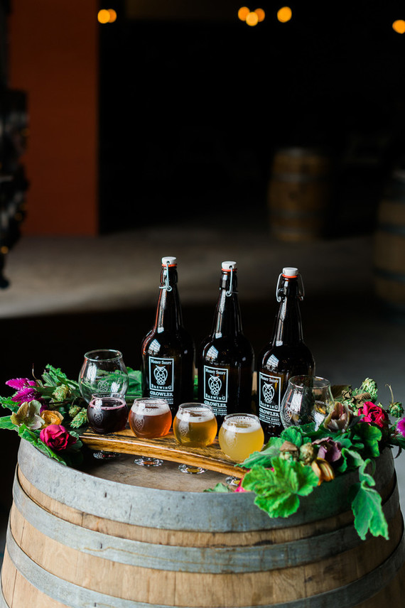 Wedding at a brewery