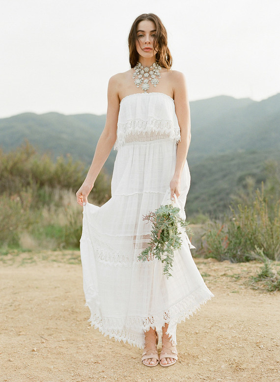 Bohemian bridal fashion inspiration