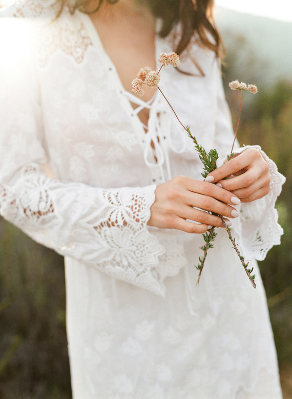 Bohemian bridal fashion inspiration