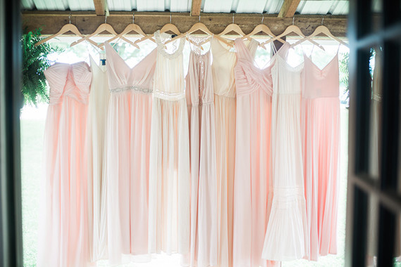 Pink bridesmaid dresses