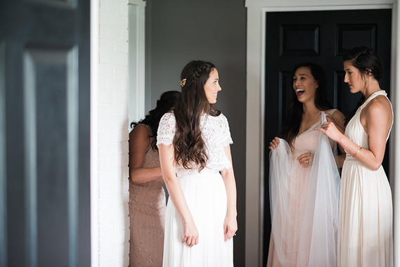 Pink bridesmaid dresses